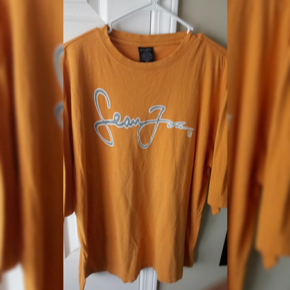 Sean John Orange/Gold Teeshirt